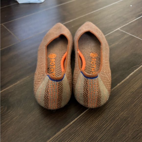 Rothy's Herringbone Brown and Tan Flats - Picture 2 of 3